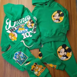Conjunto Moletom Mickey Green