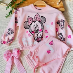 Conjunto moletom Minnie