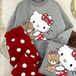 Conjunto Hello Kitty e o Urso
