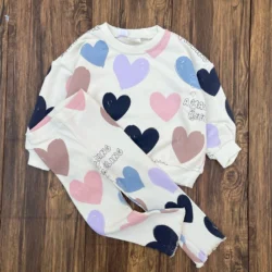 Conjunto inverno coração