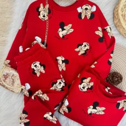 Conjunto Moletom Minnie Red
