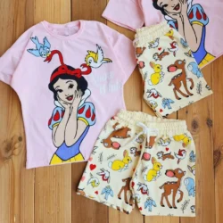 Conjunto Verão Branca De Neve