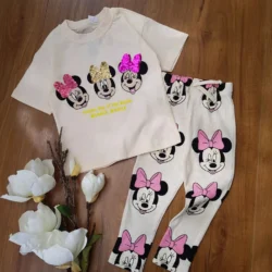 Conjunto Meia Estação Três Minnie