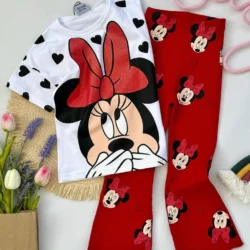Conjunto verão Minnie red
