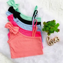Mini Blusa Laço