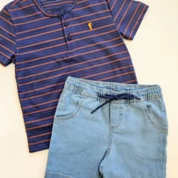 Conjunto Verão Listras