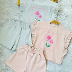 Conjunto Verão Rosa