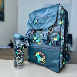 Kit mochila escolar 2 peças