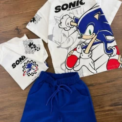 Conjunto Verão Sonic Blue