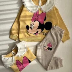 Conjunto moletom Minnie