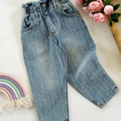 Calça jeans brilho