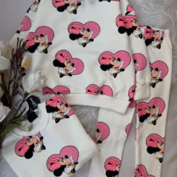 Conjunto moletom Minnie