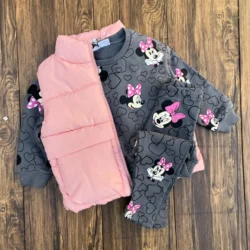 Trio de inverno Minnie