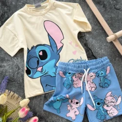 Conjunto Verão Stitch