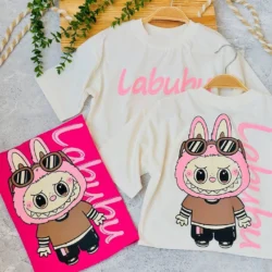 Blusa Cropped Labubu
