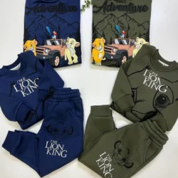Conjunto moletom Rei Leão