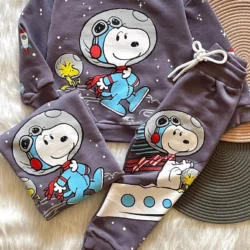 Conjunto Moletom Snoopy