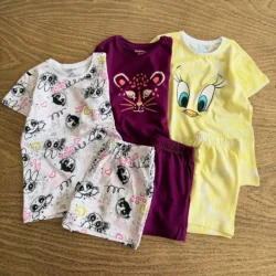 Kit 3 Pijamas Personagens