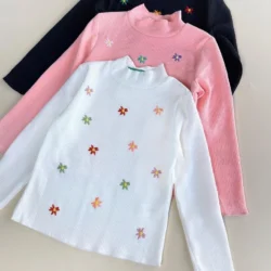 Kit 3 Blusas Manga Longa