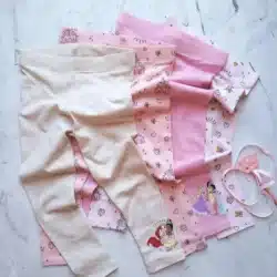 Kit com 4 Calça Legging Princesa