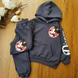 Conjunto Moletom Mickey Black