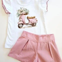 Conjunto Verão Motocicleta