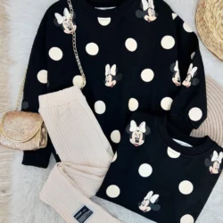 Conjunto Inverno Minnie Bolinha