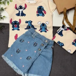Conjunto Verão Stitch