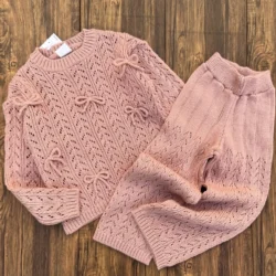 Conjunto Laço tricô